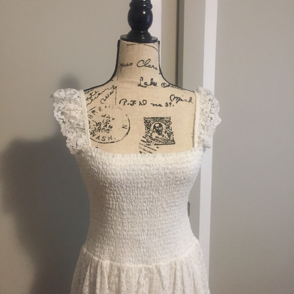 Anthropologie Maeve Anastasi Smock Lace Dress S - Picture 3 of 6
